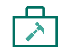 道具、靴、作業着支給